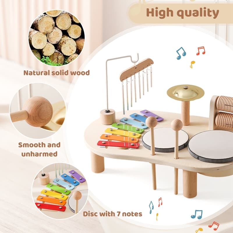 Wooden Aeolian Bells Montessori Musical Toy