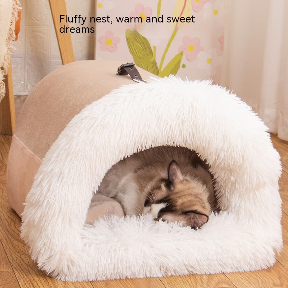 Portable Warm Pet Nest for Cats and Small Dogs