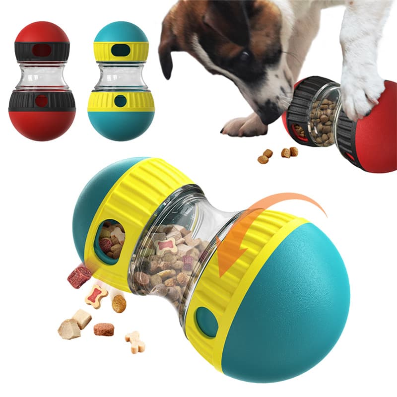 Interactive Food Dispensing Dog Toy Tumbler