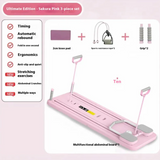 Multi-functional Fitness Board with Abdominal Wheel