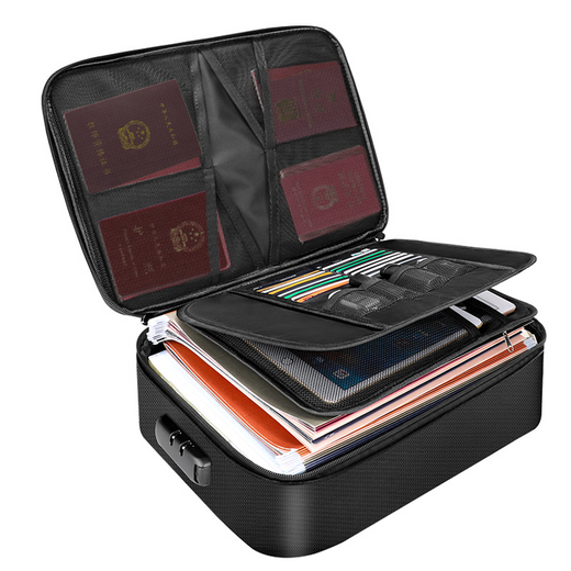 Fireproof Document Organizer Bag