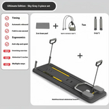 Multi-functional Fitness Board with Abdominal Wheel
