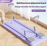 Multi-functional Fitness Board with Abdominal Wheel
