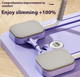 Multi-functional Fitness Board with Abdominal Wheel