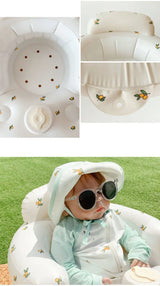 Portable Inflatable Baby Chair for Dining and Bath