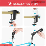 5Core Microphone Boom Arm Desk Stand with Adjustable Clamp