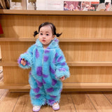 Animal Baby Jumpsuit with Hood and Zipper