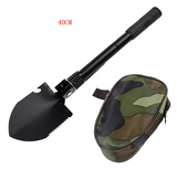 High-Carbon Steel Folding Garden Shovel with Pick